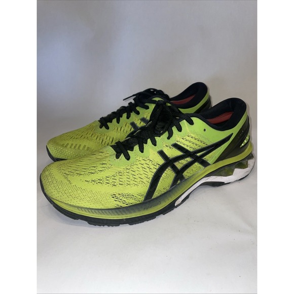 Asics Mens Gel Kayano 27 Green Black Running Shoes Sneakers Size 11.5 - Picture 2 of 12